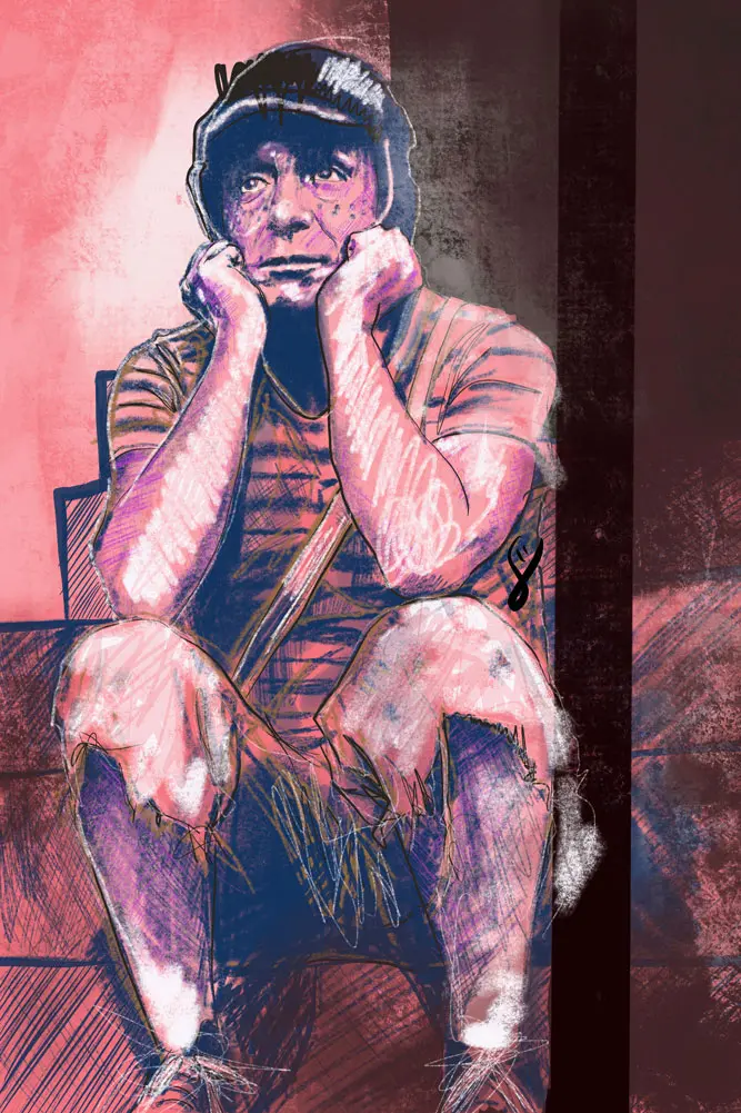 El Thinker, Chespirito illustration for Immibrand.