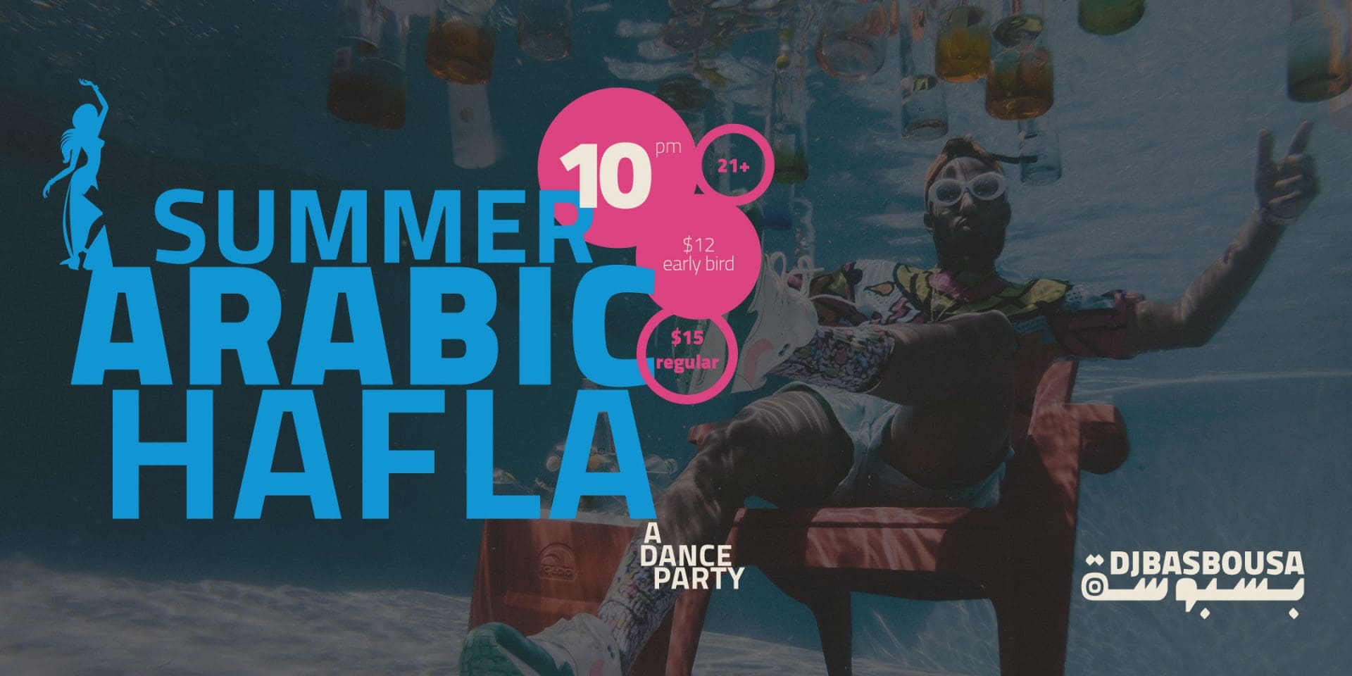DJ Basbousa Summer Arabic Hafla 2023 sold out event.